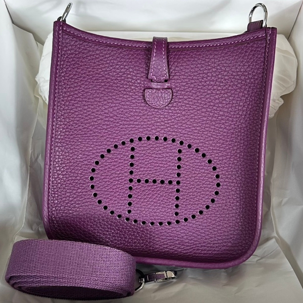 【エルメス HERMES】エブリンアマゾンTPM トリヨンクレマンス トレンチ アネモネ シルバー金具 (100%マシン)